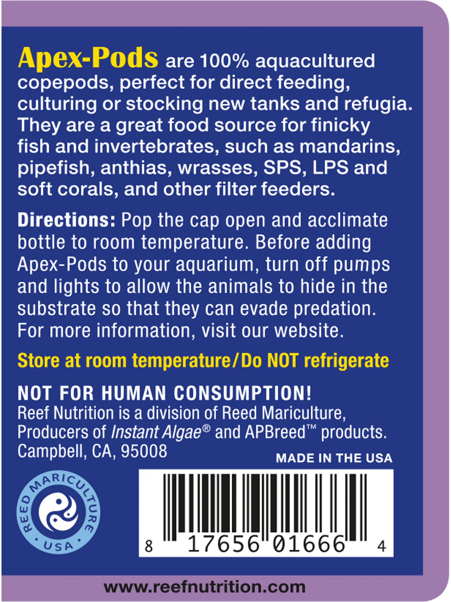 APEX-PODS™ (6oz.) - Reef Nutrition