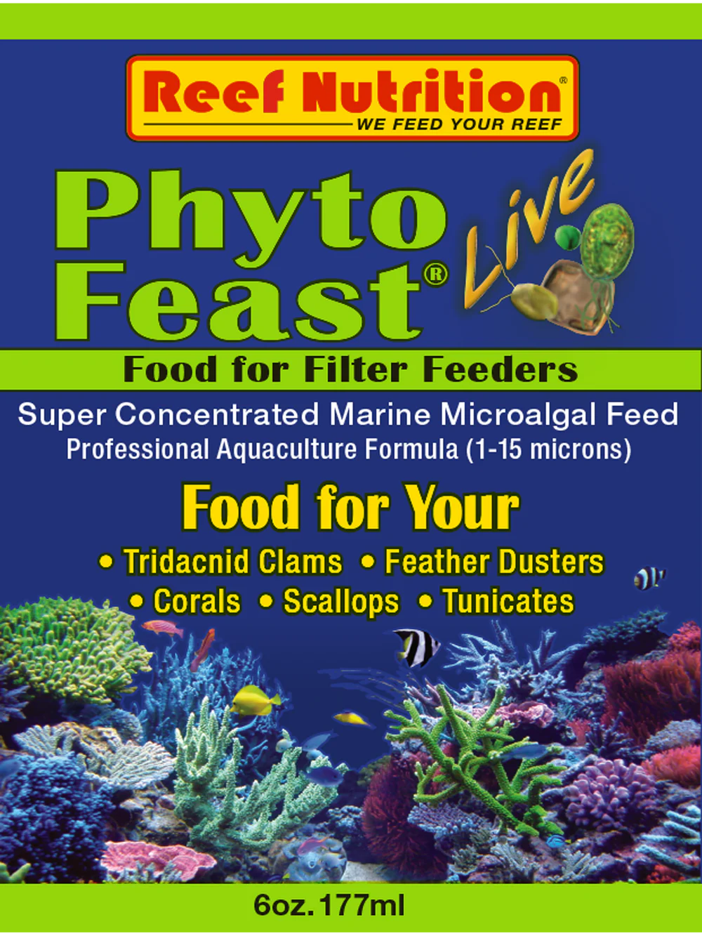 PHYTO-FEAST® LIVE (6oz.) by Reef Nutrition